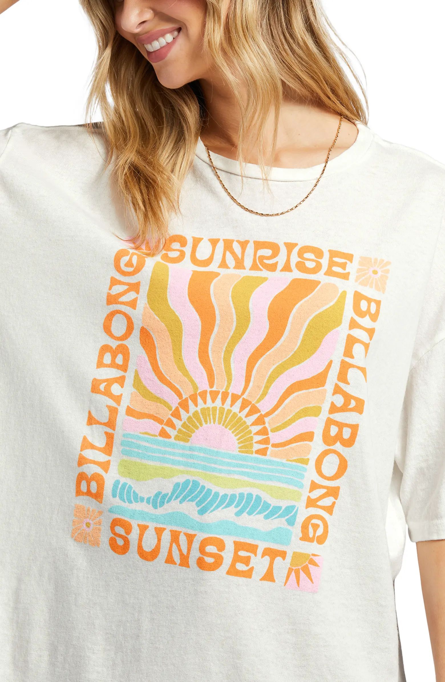 Billabong Sunrise to Sunset Oversize Cotton Graphic T-Shirt | Nordstrom | Nordstrom