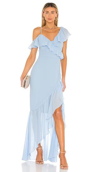 Karen Maxi Dress in Baby Blue | Revolve Clothing (Global)