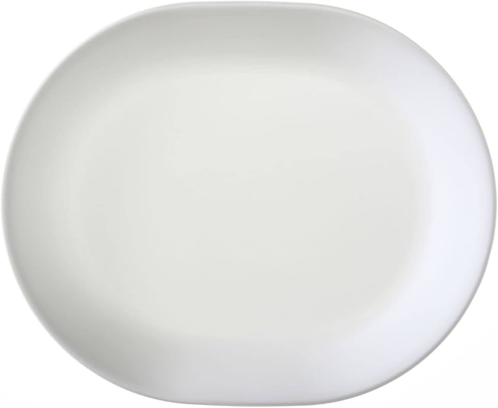 Corelle Livingware Winter Frost White 12-1/4" Serving Platter | Amazon (US)