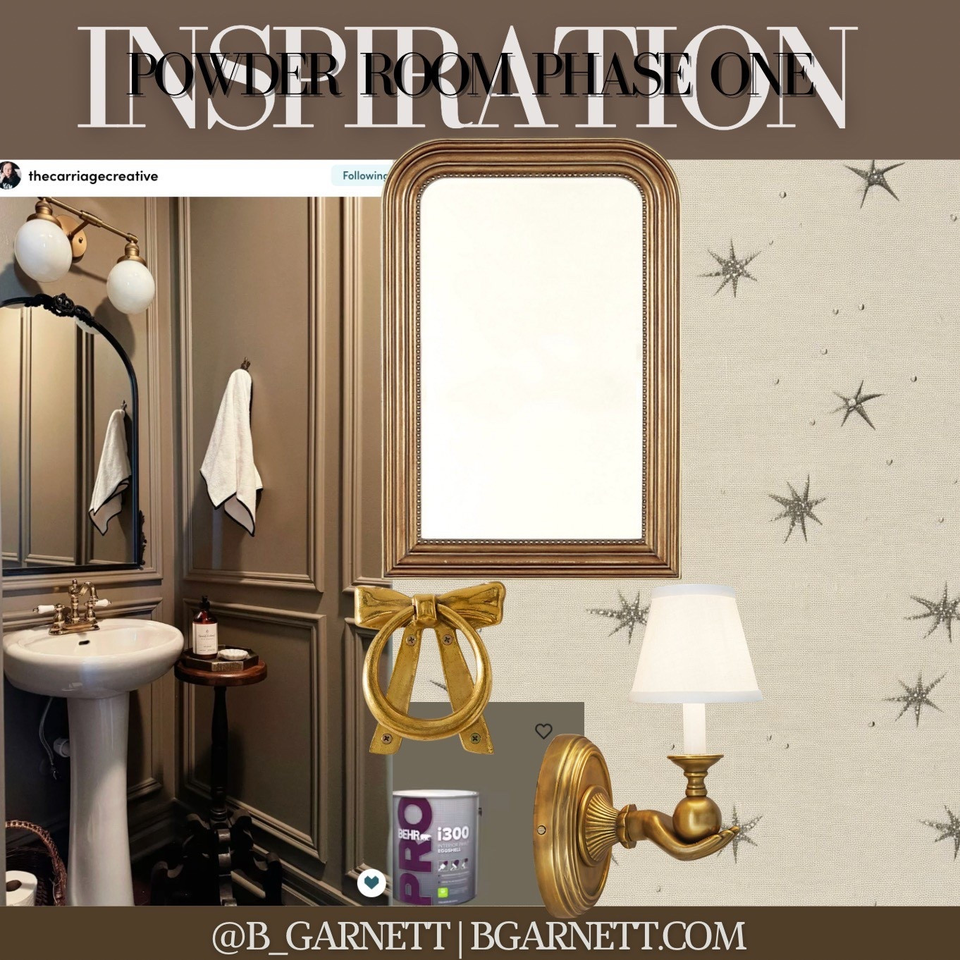 First project: complete overhaul of the power room 

Bathroom decor | powder room decor | mirror | bathroom | wallpaper 

#LTKSaleAlert #LTKstorytime #LTKHome