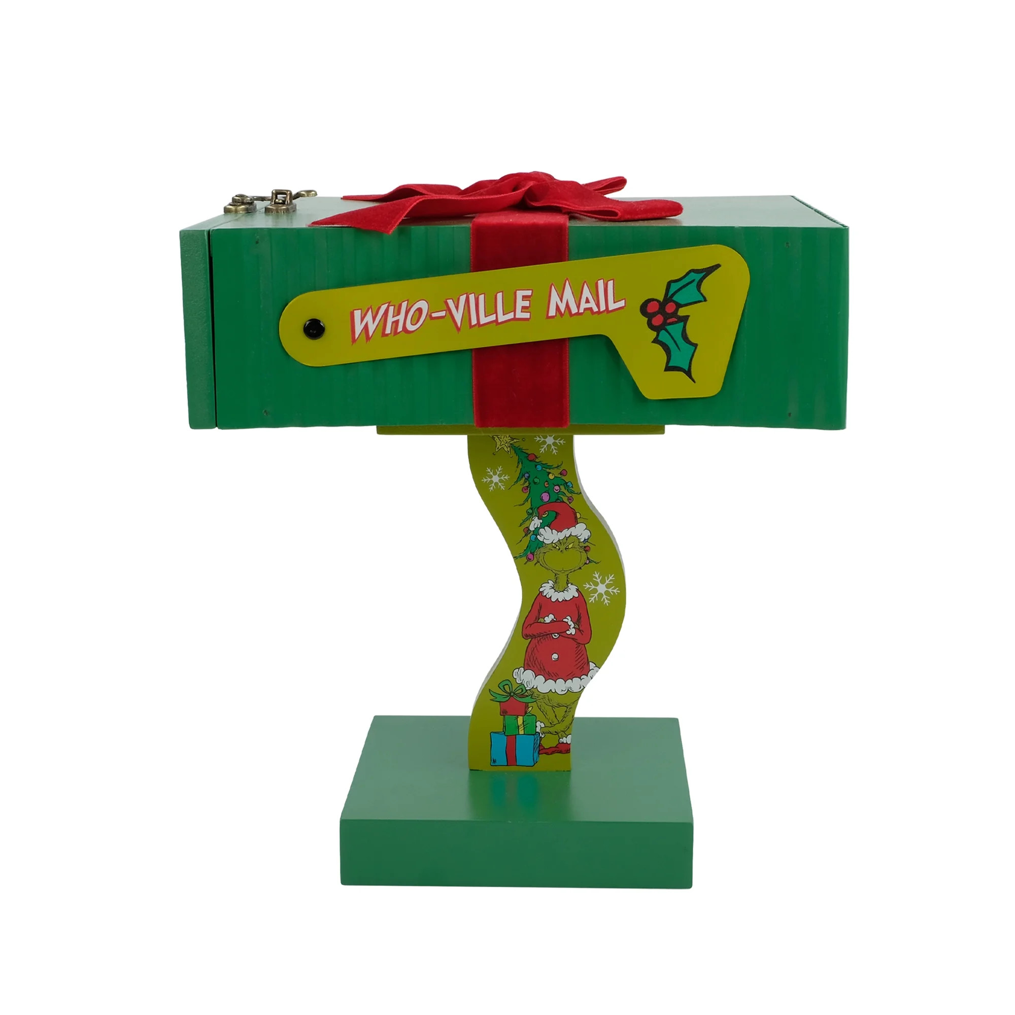 The Grinch Whoville Novelty Mailbox, Green, 9.2" Tall, MDF, by Ruz | Walmart (US)