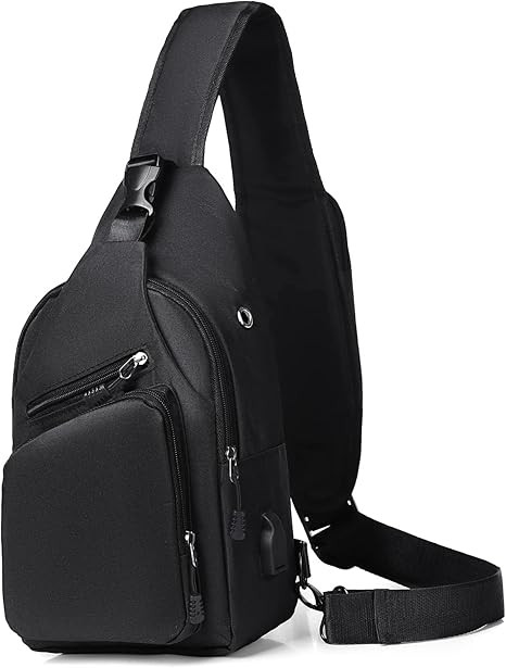 Sling Bag Sling Backpack Crossbody Bag for Women Men Chest Shoulder Bag Travel Hiking Daypack (A-... | Amazon (US)