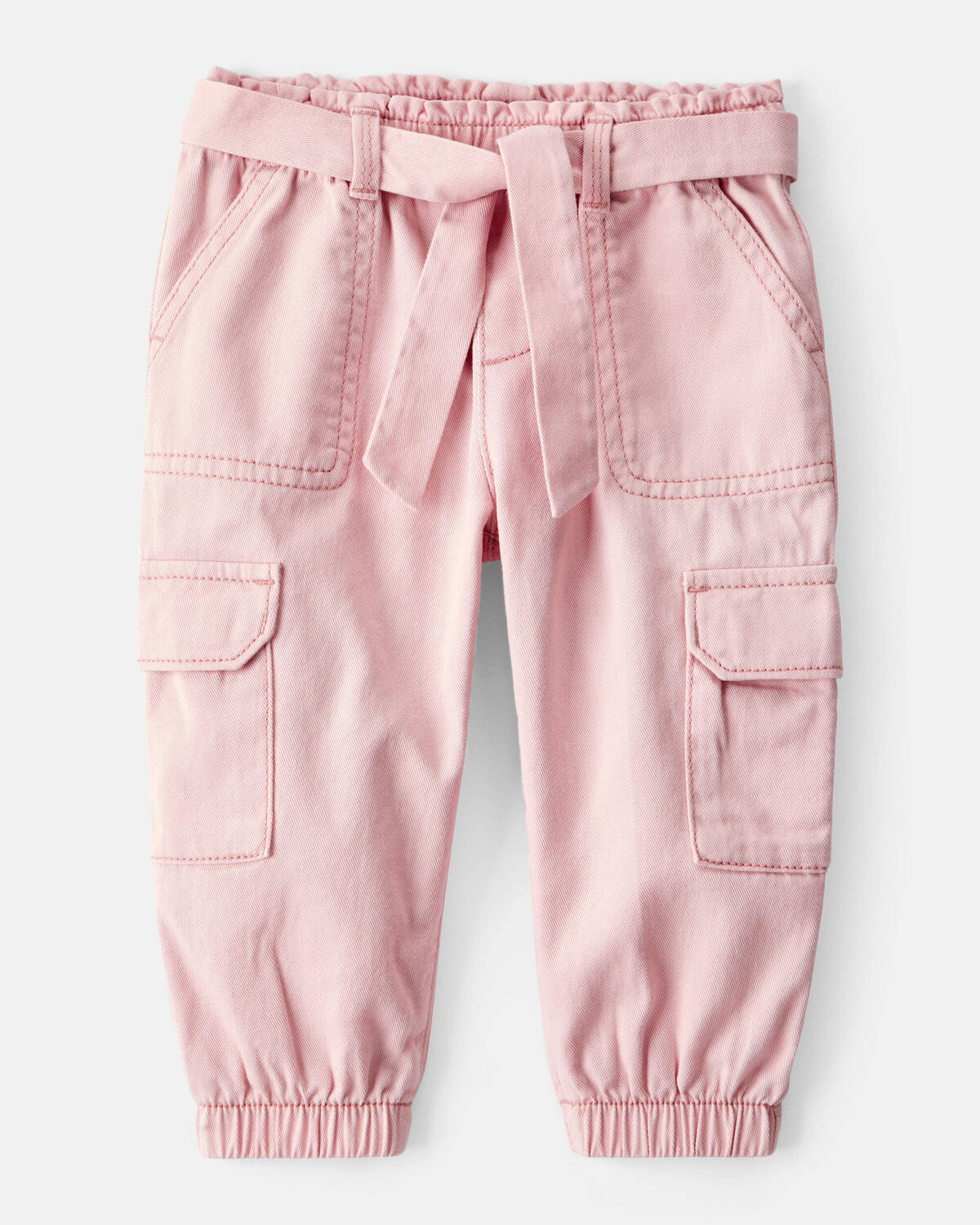 Baby Girl Cotton Cargo Joggers - Pink - Carter's | Carter's | Carter's Inc