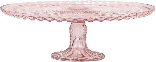 Amici Home Rochester Footed Glass Cake Stand | Round Vintage Style Cake Plate | Serving Platter f... | Amazon (US)