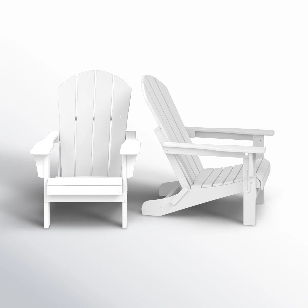 Laguna Foldable Outdoor Adirondack Set (Set of 2) | Wayfair North America