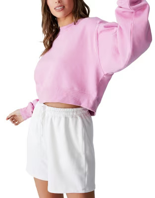 Cotton:On classic cropped sweatshirt in pink | ASOS (Global)