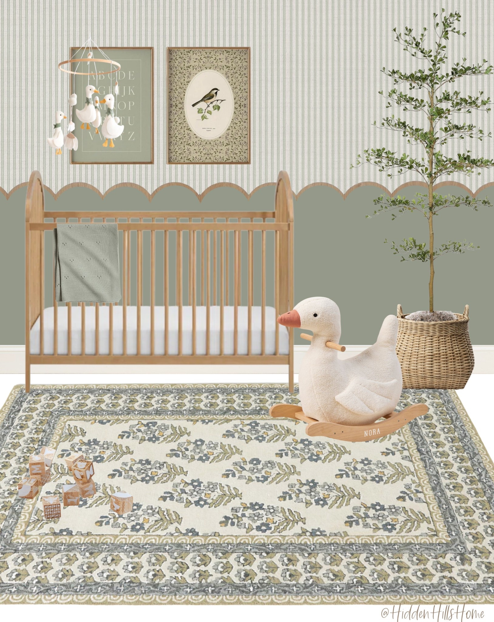 Nursery decor mood board, baby room, baby girls room, nursery design, crib, home decor ideas, nursery artwork, goose themed nursery, goose mobile, cute nursery decor inspiration, green nursery 

#LTKBaby #LTKSaleAlert #LTKHome