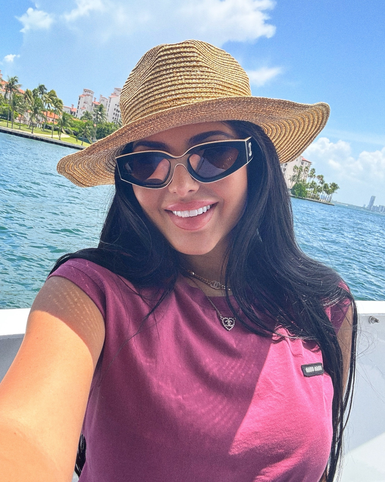 Boat days call for effortless staples that still feel elevated. ⚓️🖤

My go-to look:
• Miu Miu muscle tee
• Black capris
• Black Hermès Oran sandals
• Layered Chanel necklaces
• Chanel sunglasses
• Good hat

Simple, timeless, and easy to wear whether you’re spending the day around Bayside or out on the water.

✨ My favorite part? The Miu Miu muscle tee comes in a 3-pack with three different colors, making the cost so much more justifiable. Instead of paying luxury prices for a single tee, you’re getting three versatile wardrobe staples you’ll actually wear on repeat.

#LTKootd #LTKPetite #LTKTravel