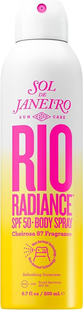 SOL DE JANEIRO Rio Radiance SPF 50 Body Spray Broad Spectrum | Spray Sunscreen for Body | Niacina... | Amazon (US)
