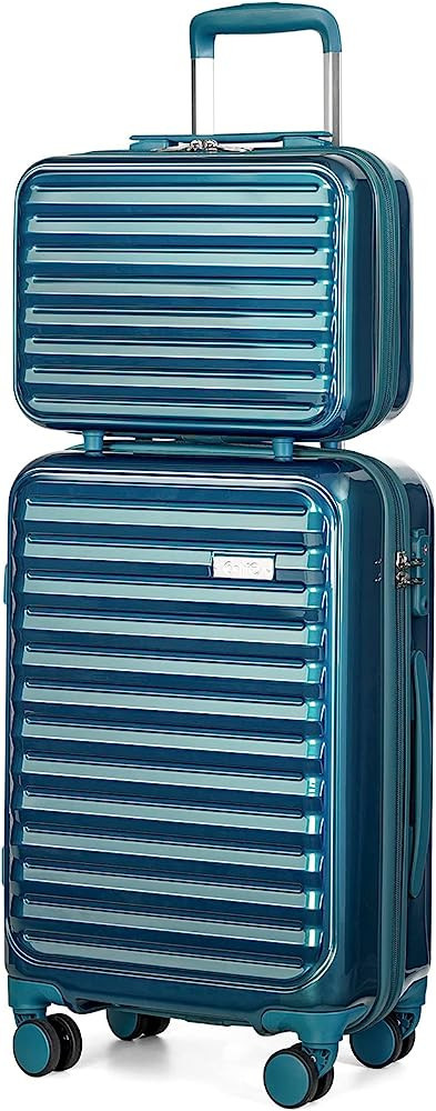 Coolife Luggage Suitcase expandable (only 28”) ABS+PC Spinner suitcase with TSA Lock carry on 2... | Amazon (US)