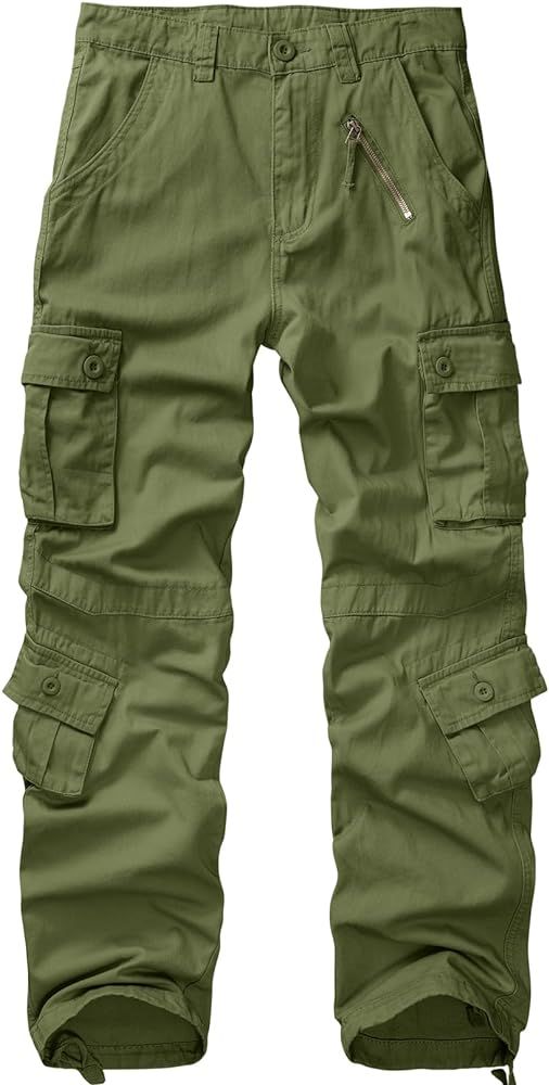 Alfiudad Womens Cargo Pants with Pockets, Women's Casual Military Army Hiking Combat Tactical Wor... | Amazon (US)