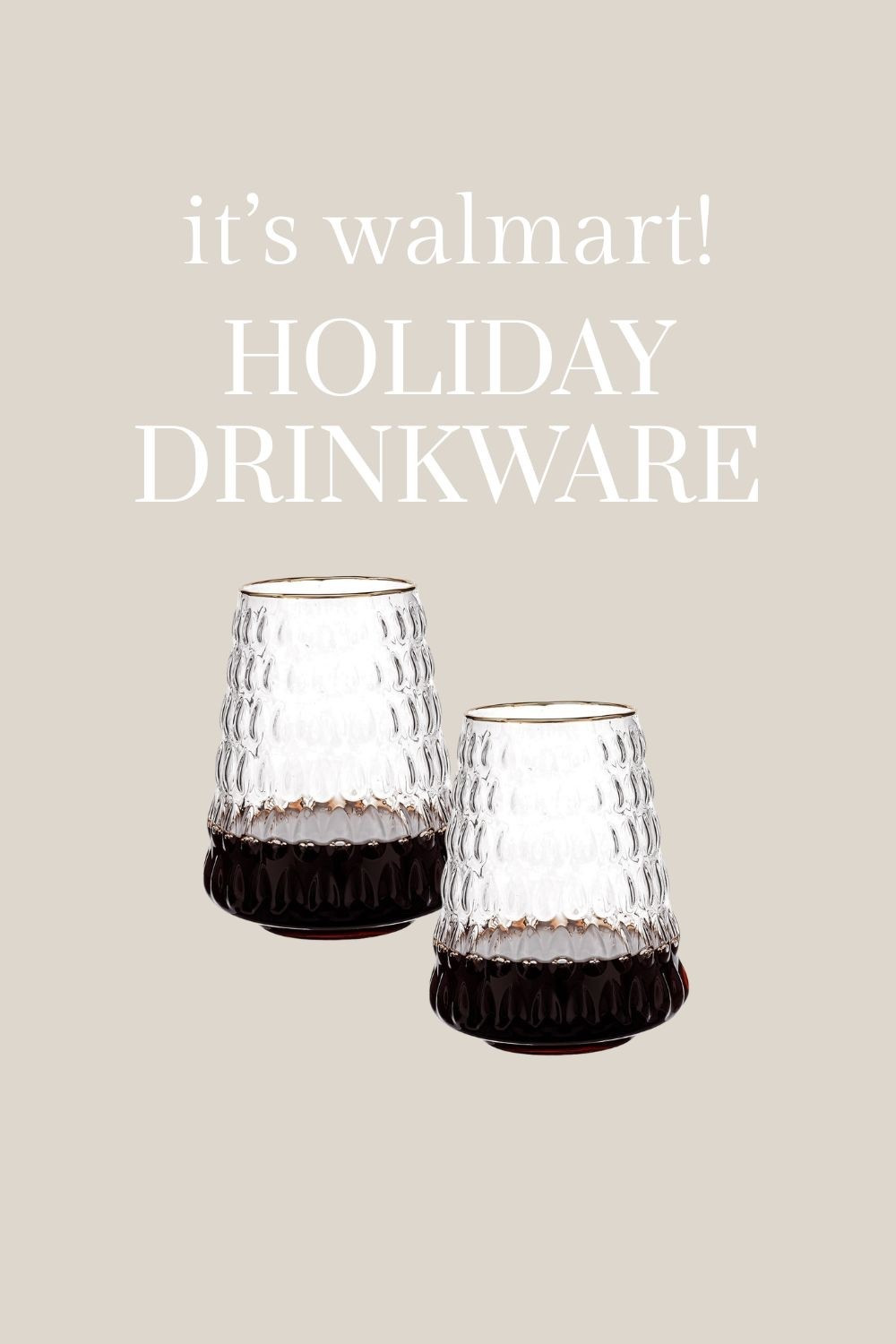 How cute are these Christmas tree wine glasses?! 2 for $10 at Walmart! 

#LTKSeasonal #LTKStyleTip #LTKHome