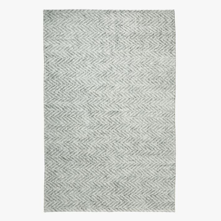 Herringbone Washable Rug | Pottery Barn Teen