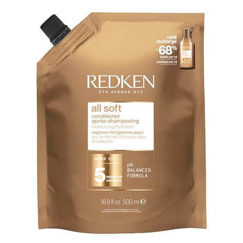 Redken All Soft Conditioner For Dry Hair - Moisturizes, Deeply Hydrates, Softens, Smooths, and Adds Shine | Amazon (US)