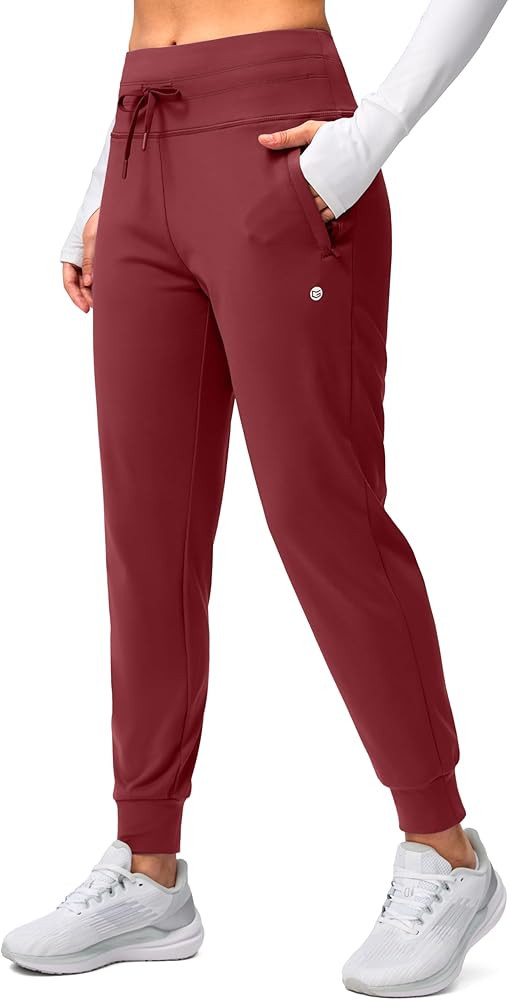G Gradual Women's Fleece Lined Joggers High Waisted Water Resistant Thermal Winter Sweatpants Run... | Amazon (US)