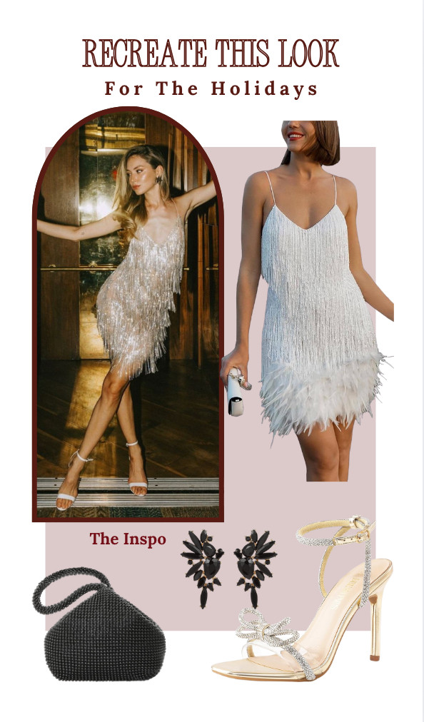 Recreate this glamorous look with these stunning accessories for your holiday parties! 

 #LTKHoliday #LTKootd #LTKSaleAlert