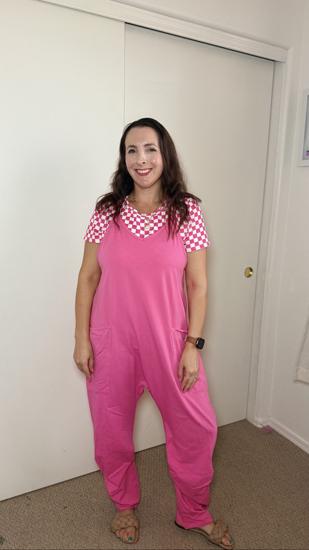 The romper that feels like pajamas but looks SO much more put together. 💕

95% cotton, stretchy, oversized, adjustable straps + the biggest pockets! And as a 5’3” petite girlie, it actually hits me perfectly at the ankles without alterations. 🙌🏼

Easy, comfy and flattering enough to live in. 👏🏼

I sized down to a Small and it is still oversized.

#LTKMidsize #LTKPetite #LTKootd