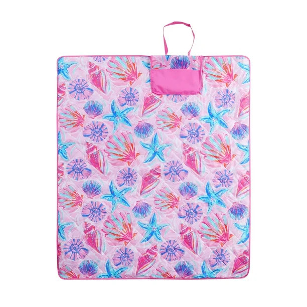 Mainstays Oversized Waterproof Outdoor Blanket, 60x70, Tropical Toucan Teal - Walmart.com | Walmart (US)