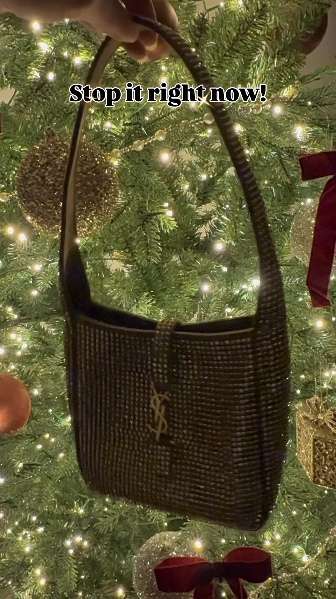 This sparkly bag is blinding! Love the bronzy tone!

#LTKGiftGuide #LTKSeasonal #LTKOver40