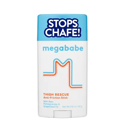 Megababe Thigh Rescue Anti-Chafe Stick, Prevents Skin Chafe & Irritation, 2.12 oz | Walmart (US)