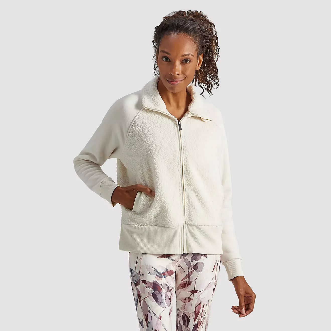 Freely Women’s Cora Sherpa Bomber Jacket | Academy Sports + Outdoors