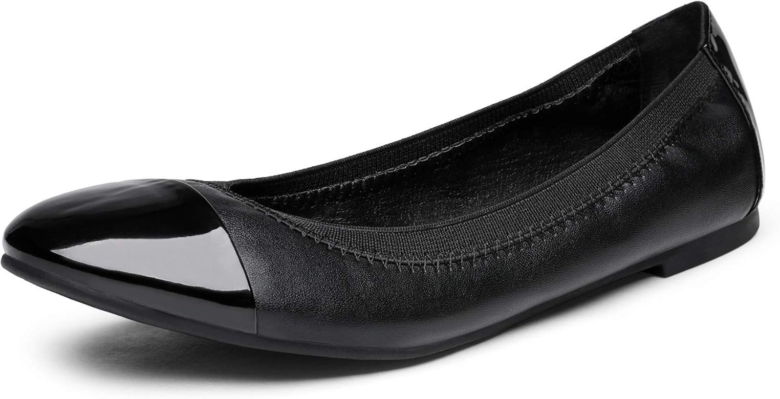 DREAM PAIRS Sole-Happy New Women's Flexible Stretch Topline Comfort Ballerina Flats Shoes | Amazon (CA)