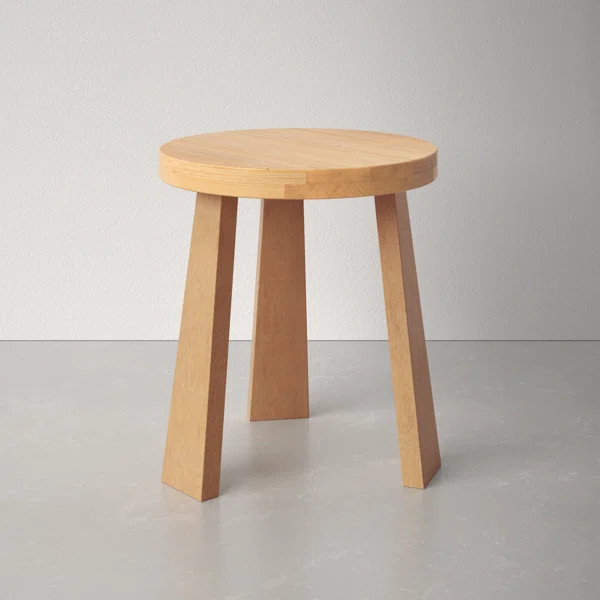 Hopkins Solid Wood Accent Stool | Wayfair North America