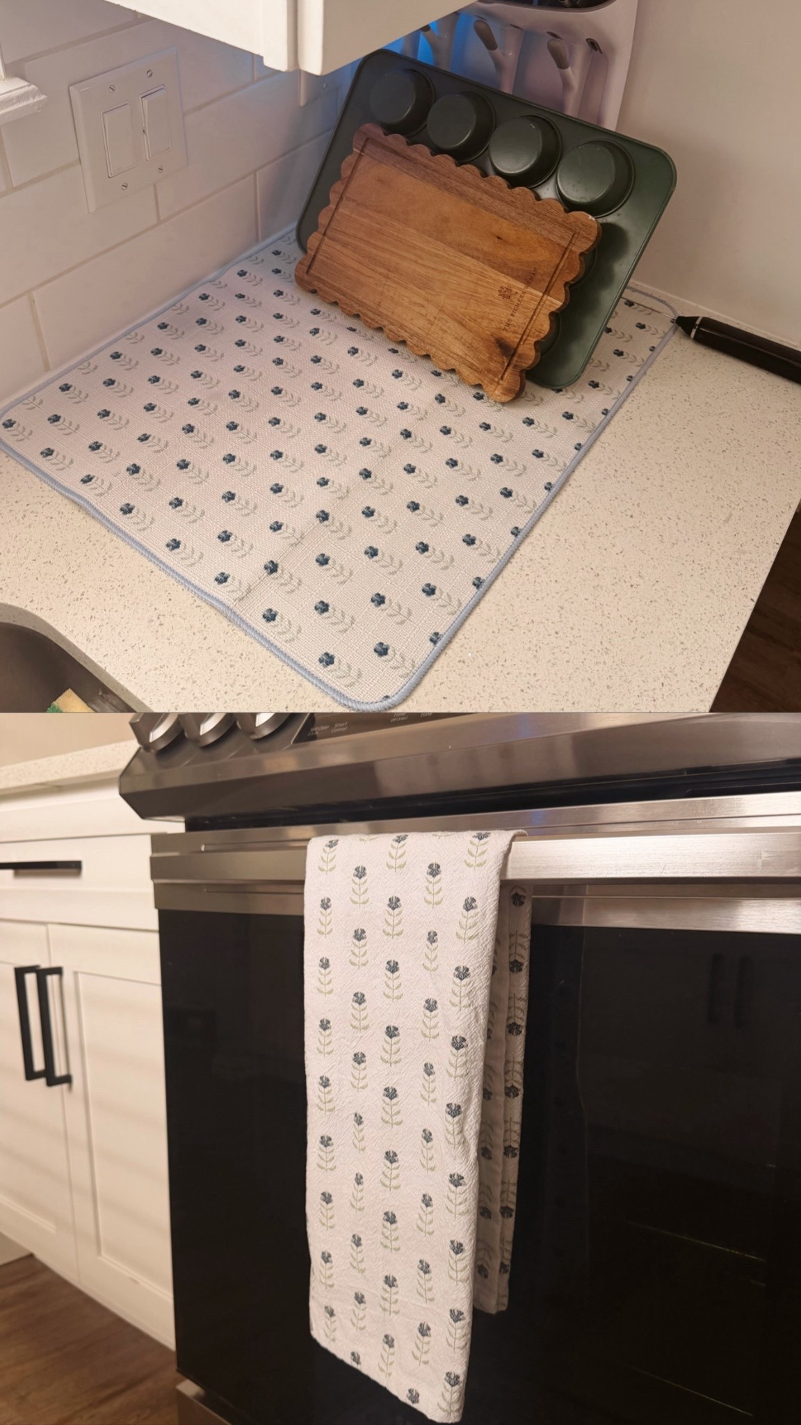 Cutie spring kitchen finds at Walmart! Living the ditsy floral print! Simple but a cute touch! 🪻🌱

#LTKU #LTKHome #LTKSeasonal