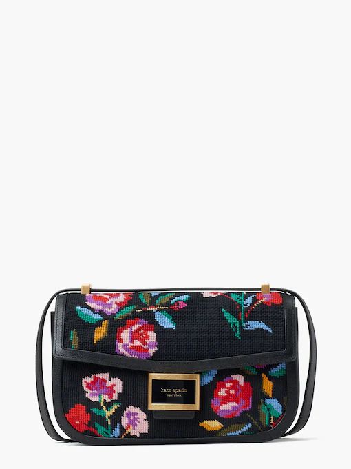 Katy Autumn Floral Needlepoint Medium Convertible Shoulder Bag | Kate Spade (US)