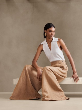 Cassi Sweater Polo Tank | Banana Republic (US)