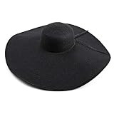 San Diego Hat Company Women's Ultrabraid X-Large Brim Hat with UPF 50+, Black | Amazon (US)