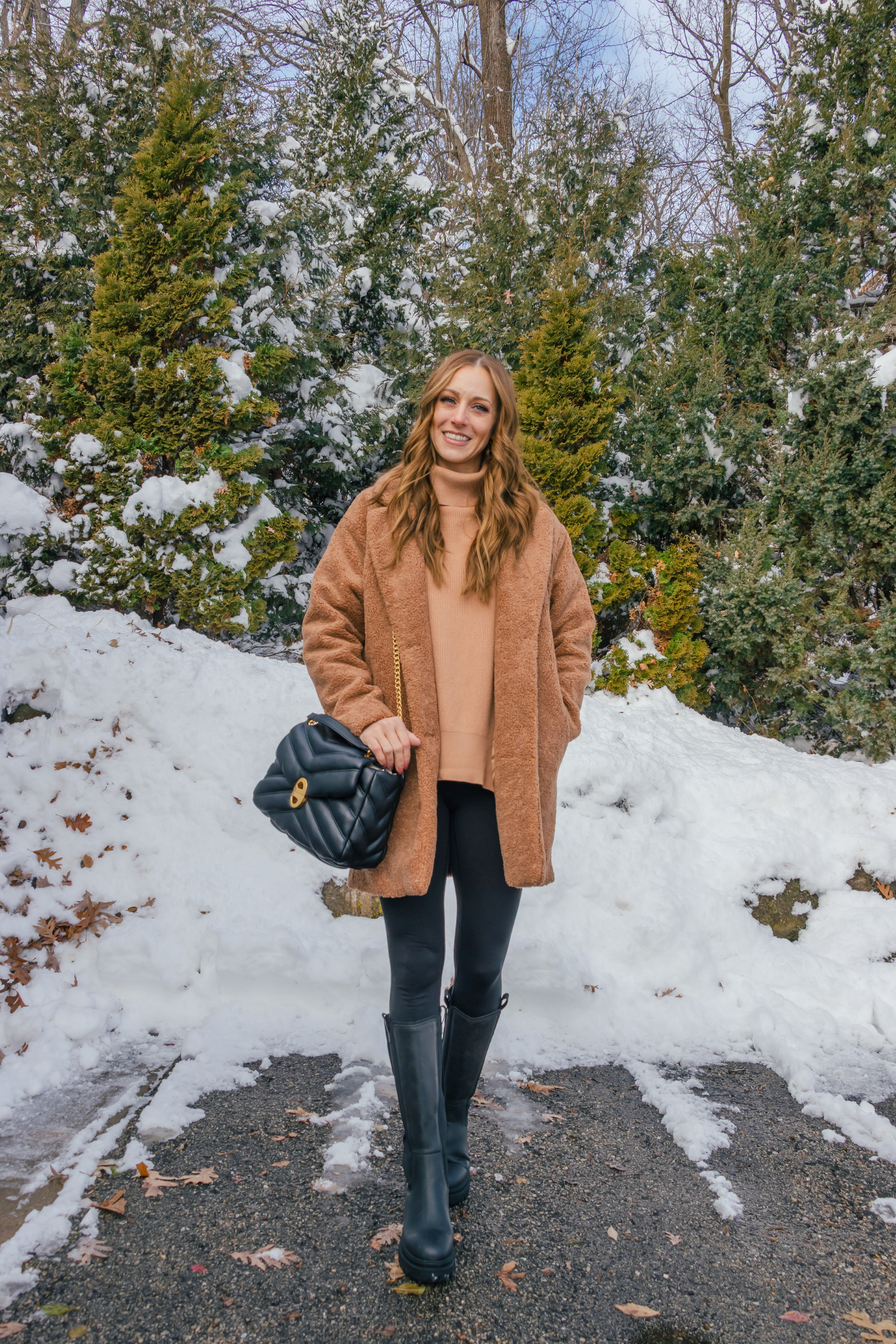 Easy and comfy winter outfit!
I'm in a size small in the coat in the camel color. I like to size down in the leggings. Boots fit TTS.
 

 #LTKSeasonal #LTKFindsUnder50 #LTKFindsUnder100