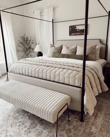 flashback Friday 🫶🏼

to this neutral + layered bed styling idea 🤍 I’m in the process of doing a bedroom refresh soon! Thought I’d share this setup I shared a while back in our primary bedroom. This beautiful quilt here is also one of my bestsellers 😌

✨ details here:
+ Target sheets
+ quilt
+ three euros
+ long lumbar
+ amazon pillows I love 

happy friday! Hope you all have a wonderful weekend my friends!



#LTKFindsUnder100 #LTKHome #LTKFindsUnder50