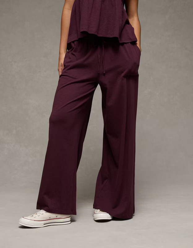 AE Sunchaser Knit High-Waisted Pant | American Eagle Outfitters (US & CA)