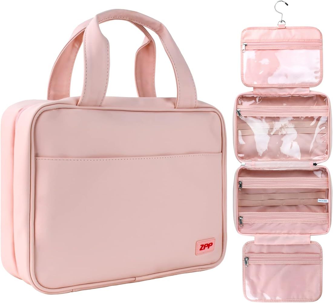 Travel Toiletry Bag, Waterproof Makeup Travel Bag, Portable Makeup Bag, Travel Toiletry Bag with ... | Amazon (US)