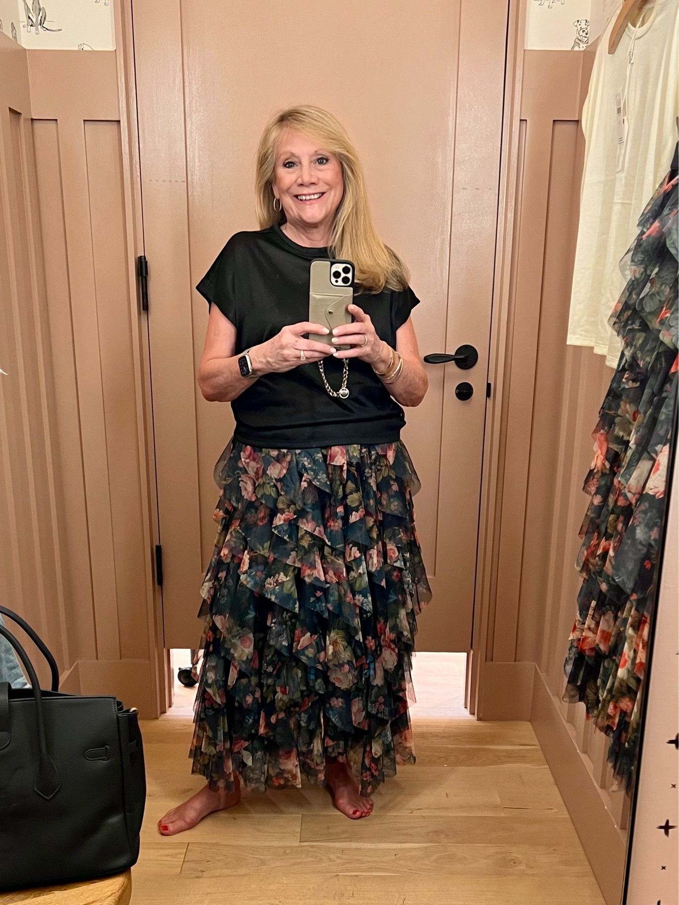 Holiday Try-On! Featuring a Flora Tulle Skirt with a beautiful botanical pattern paired with a shimmering top.

#LTKStyleTip #LTKSeasonal #LTKHoliday