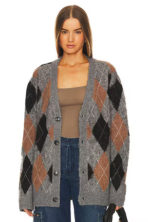 Argyle Sweater Cardigan | Revolve Clothing (Global)
