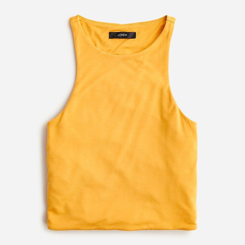 FormKnit high-neck cutaway tank | J.Crew US