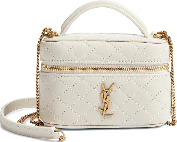 Micro Gaby Quilted Leather Vanity Crossbody Bag | Nordstrom