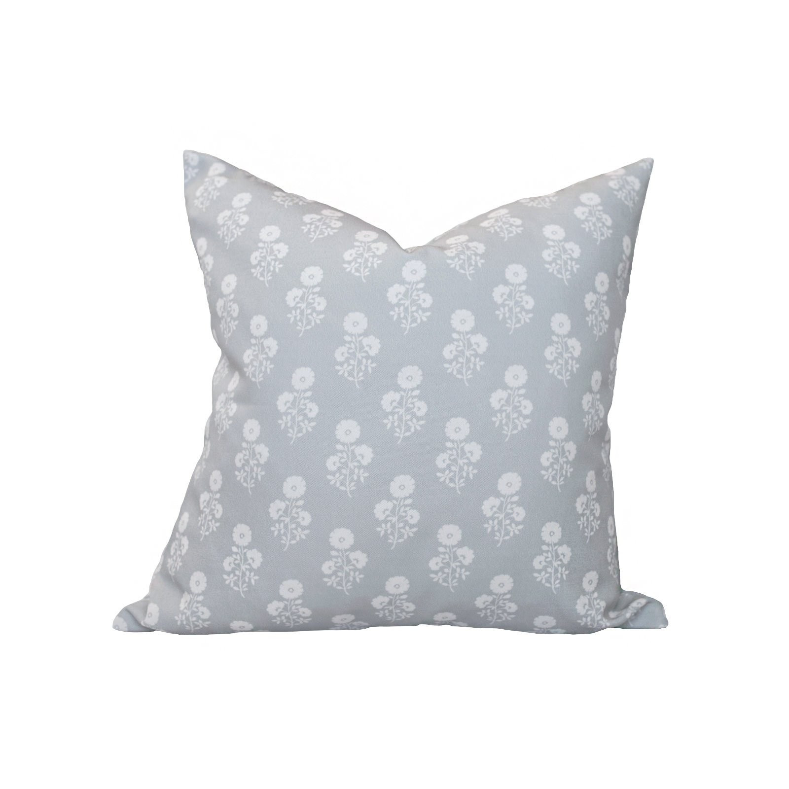 Julia Floral Pillow in Stone Grey | Brooke and Lou