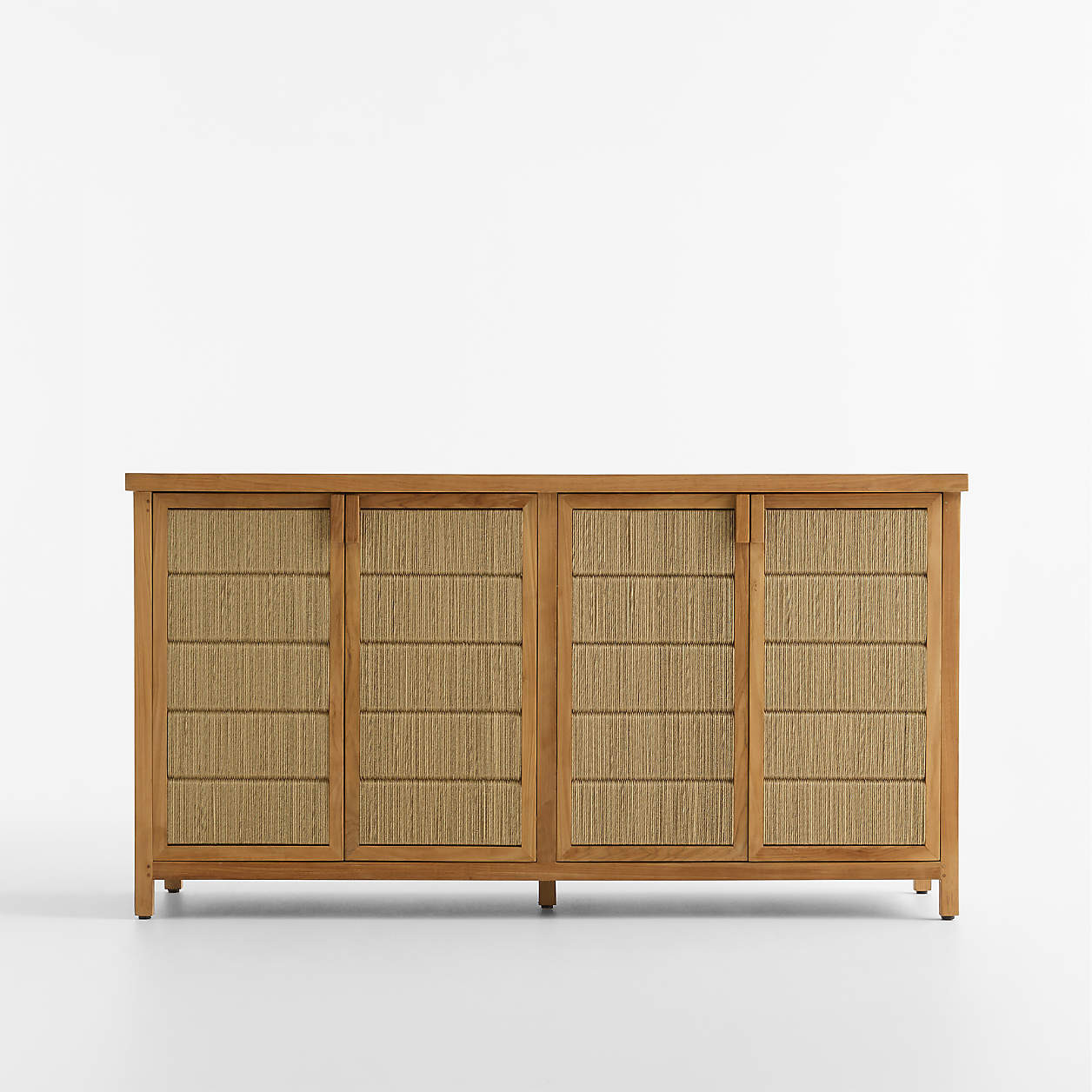 Bali 62" Indoor/Outdoor Storage Credenza | Crate & Barrel | Crate & Barrel