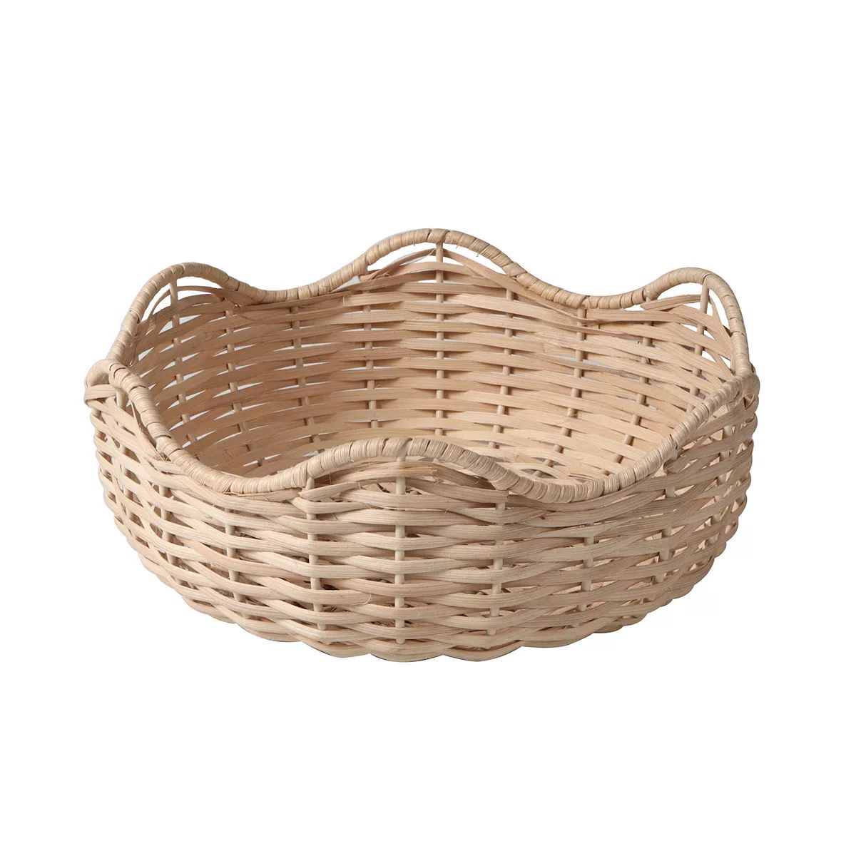 Sonoma Goods For Life® Rattan Scalloped Decorative Bowl Table Decor | Kohl's
