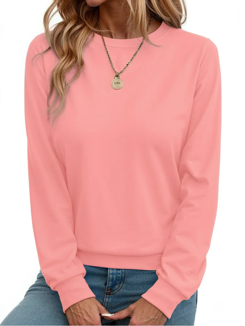 Fantaslook Fall Sweatshirts for Women Crewneck Long Sleeve Shirts Casual Tunic Tops Lightweight P... | Walmart (US)