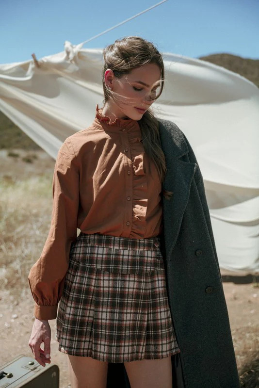 Priya Plaid Skort L | The Collection TX 