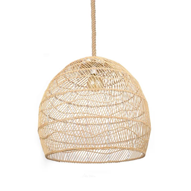Vintage Rattan Lamp,Bamboo Chandelier,Rattan Pendant Light,Country Hanging Lamp | Wayfair Professional