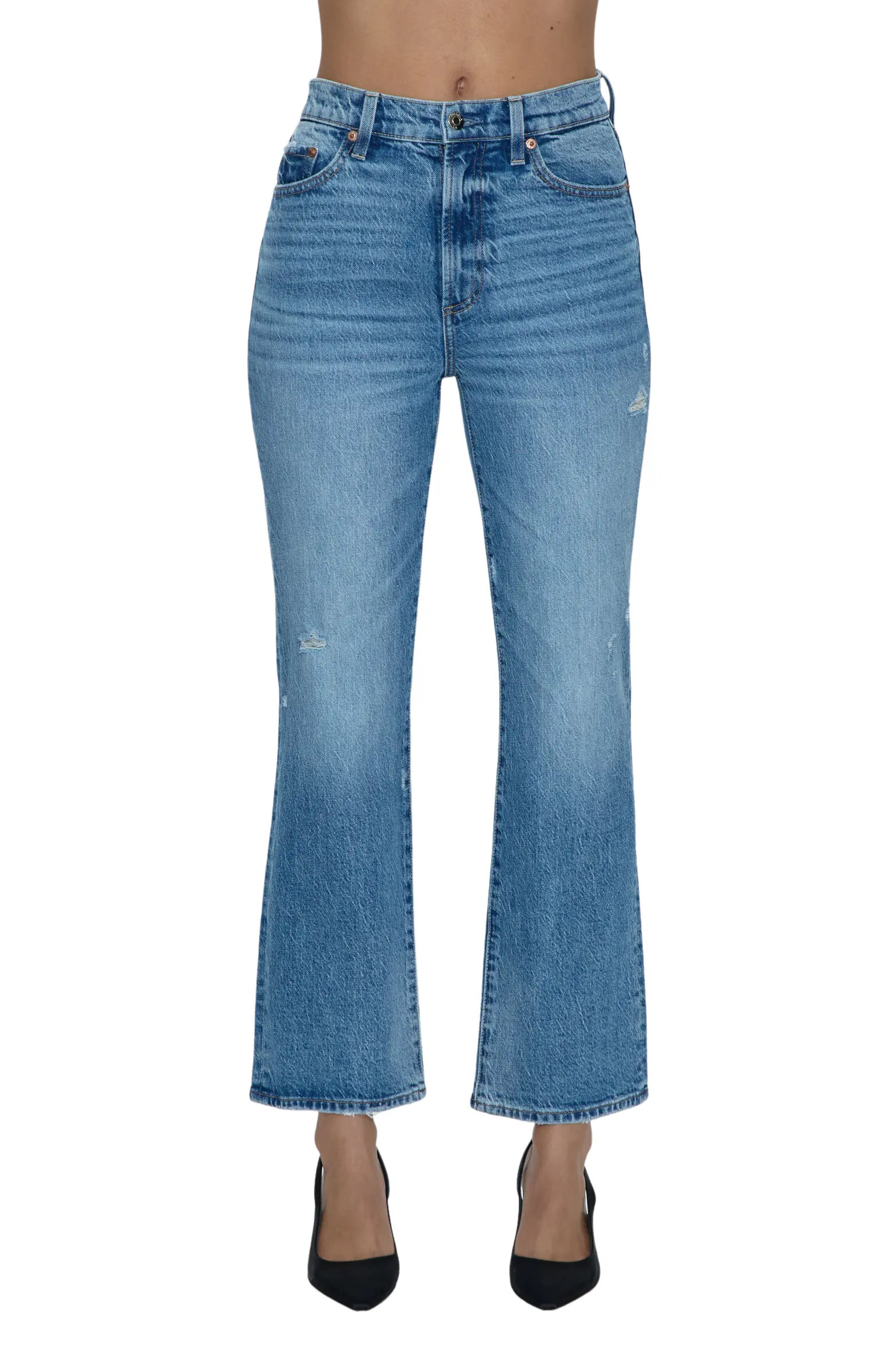 Pistola Ally Crop Flare Jeans | Nordstrom | Nordstrom