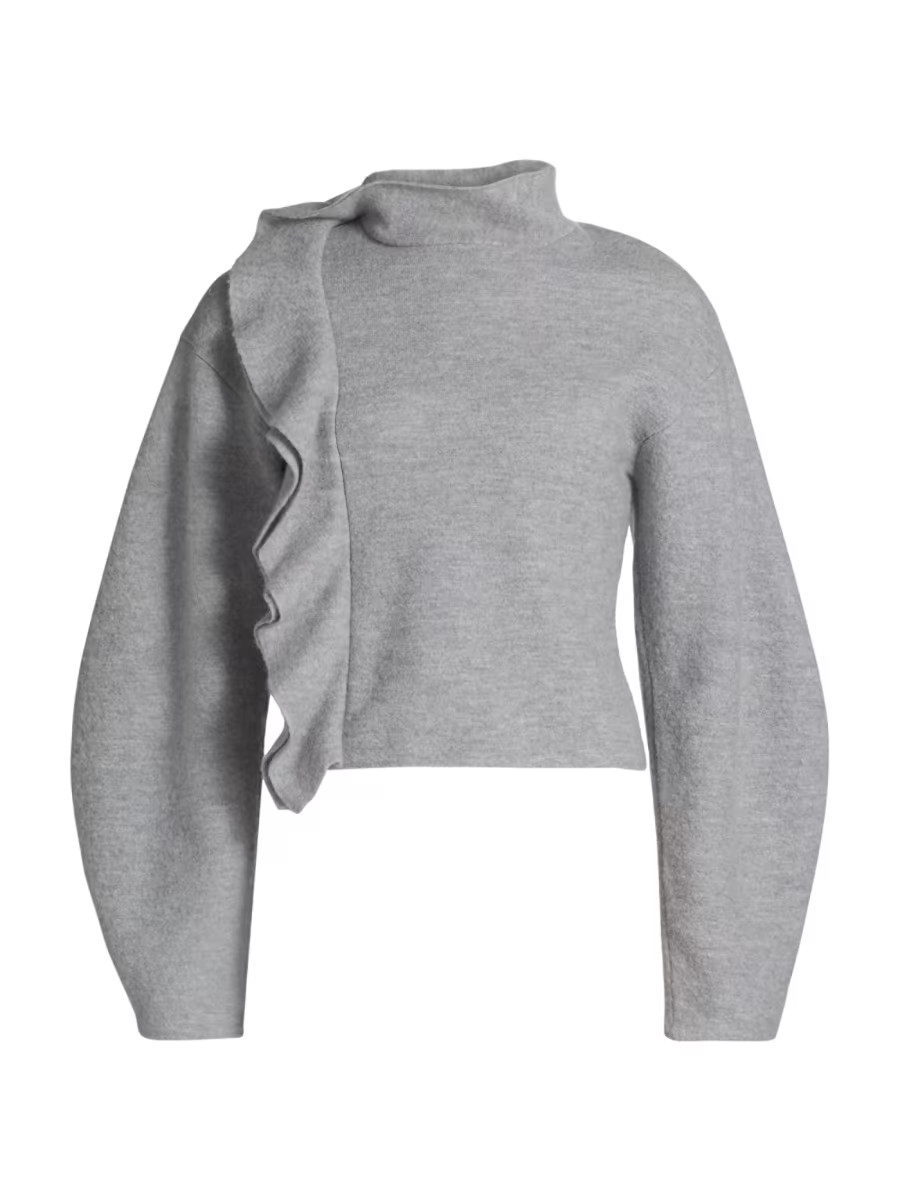 Corinna Wool Felt Sweater | Saks Fifth Avenue