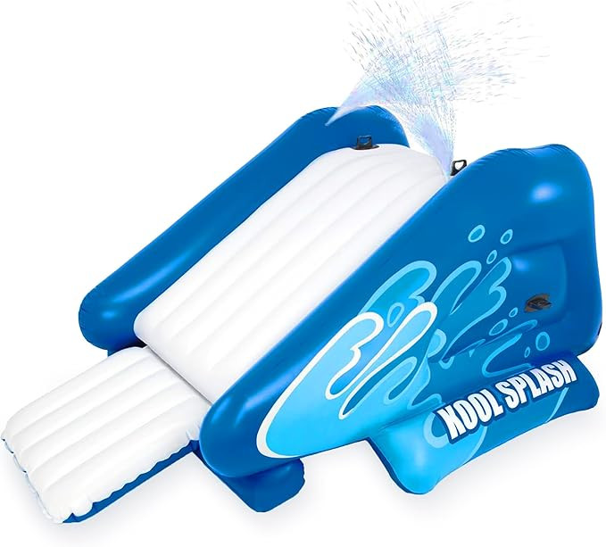 Intex Kool Splash Inflatable Water Slide Swimming Pool Play Center with Built in Sprayers for Kid... | Amazon (US)