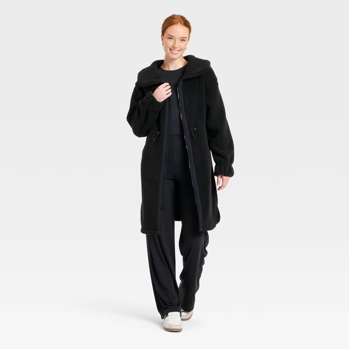 Women's Long High Pile Jacket - All In Motion™ | Target