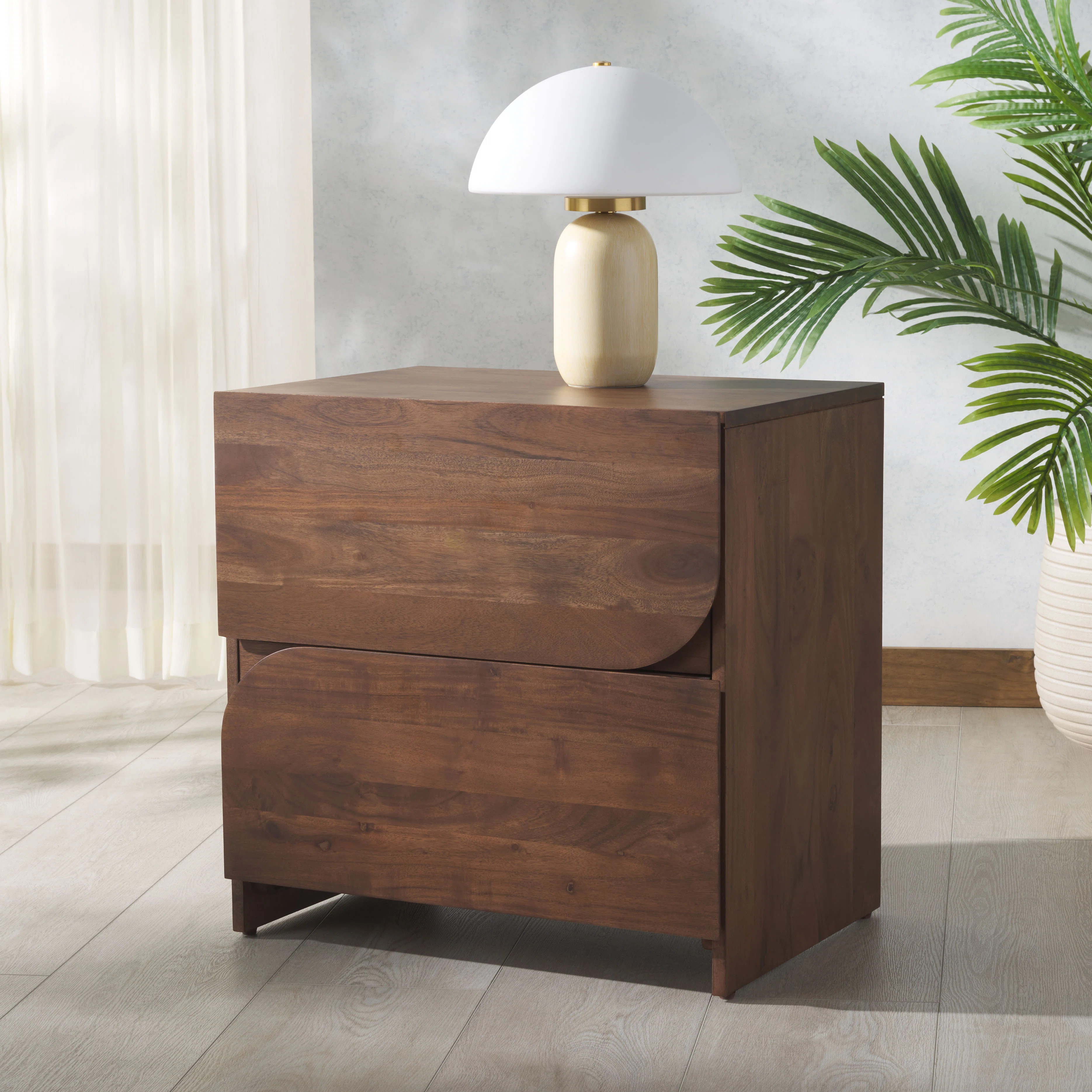 Berlin Edithe Wood Nightstand | Wayfair North America